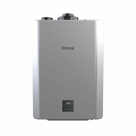 RINNAI Super High Efficiency Plus 10 GPM Residential 180000 BTU Exterior/Interior Gas Tnklss Water Heater RX180iN